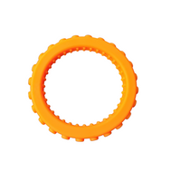 brick bracelet in orange