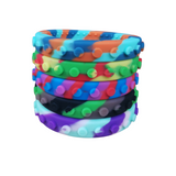 Brick bracelets in multiple colours