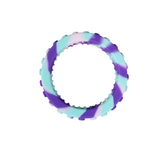 brick bracelet in purple, blue and white