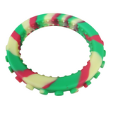 brick bracelet in red, green and yellow
