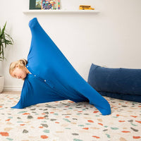 Child in sensory sack