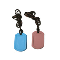 back of dog tag pendants
