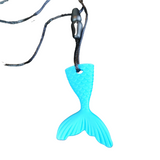 Mermaid Tail Chewable Sensory Tool in blue