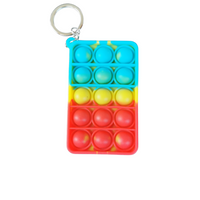 Rectangle Keychain Bubble Poppers