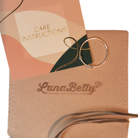 Lana Betty anxiety ring with packaging