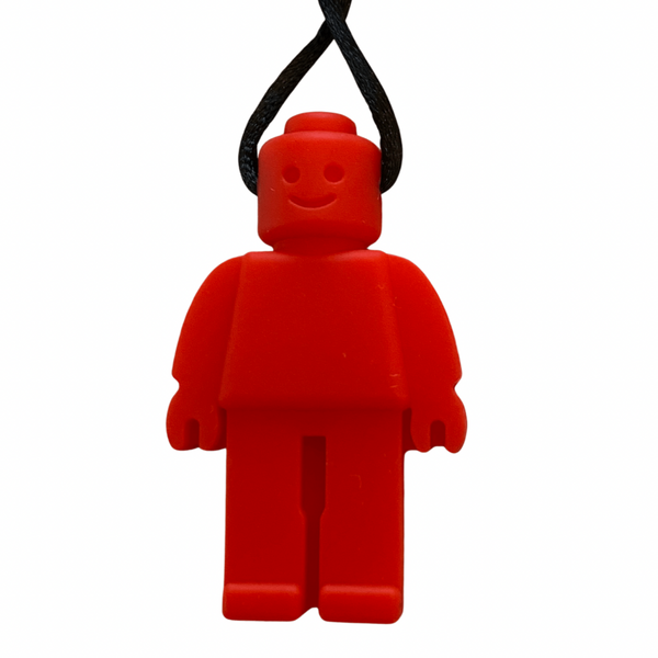 Brick Person Chewy Necklace Sensory Necklace Chewlery